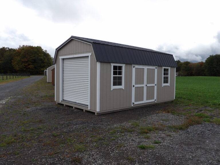 Clay Garage Style Shed